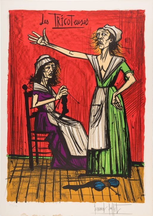 Bernard Buffet - Les Tricoteuses