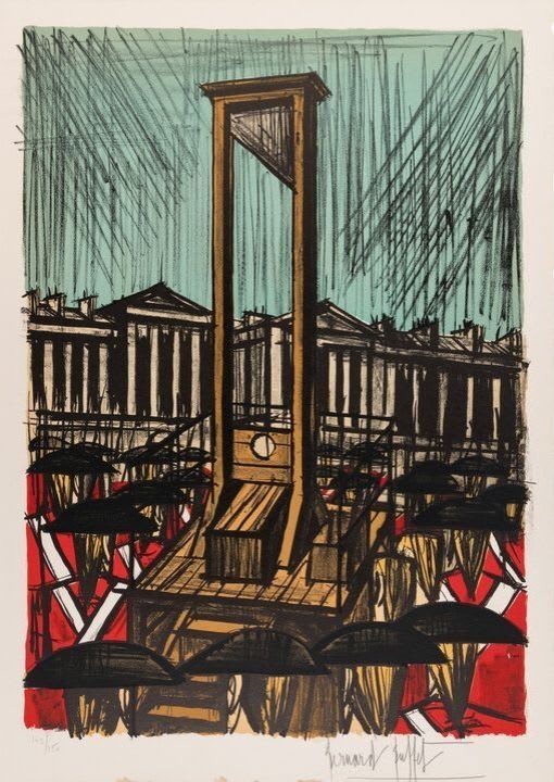 Bernard Buffet - La Guillotine