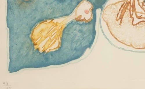Pierre Alechinsky - Volcan de nuit, 1972 - Image 4