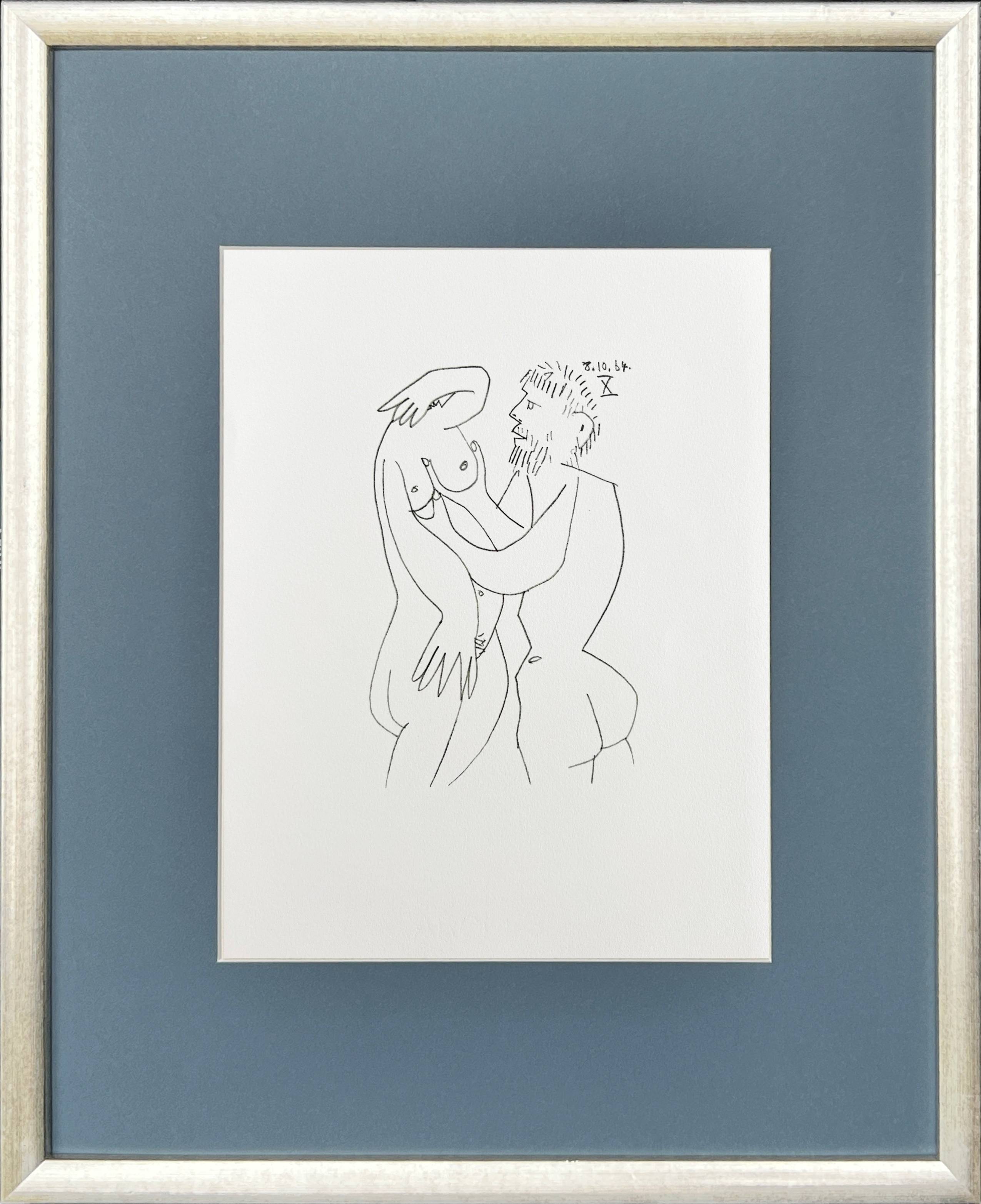 Pablo Picasso - The Taste of Happiness, Planche LVI, 1970