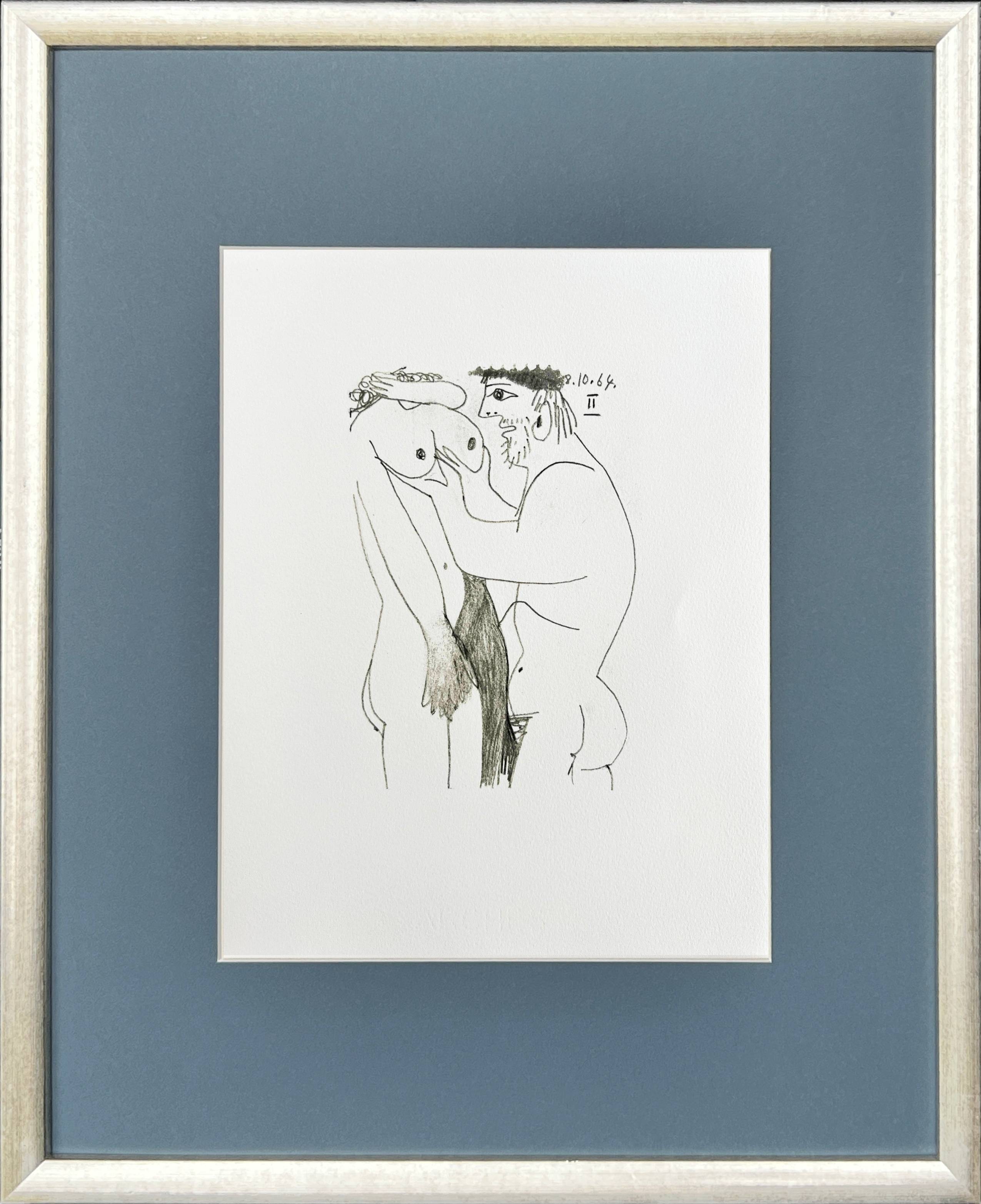 Pablo Picasso - The Taste of Happiness, Planche L, 1970