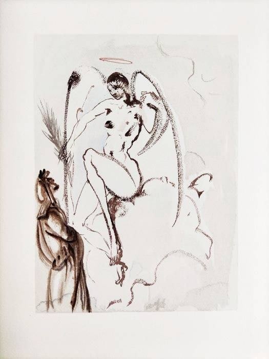 Salvador Dali - The Paradise, Canto 31 - The Archangel Gabriel, 1960