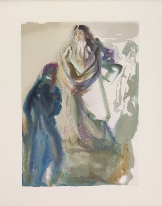 Salvador Dali - The Paradise, Canto 28 - The Movement Toward God, 1960