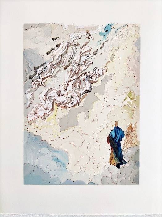 Salvador Dali - The Paradise, Canto 20 - The Sixth Sphere of Jupiter, 1960