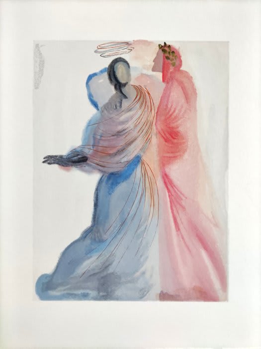 Salvador Dali - The Paradise, Canto 18 - La Splendeur de Béatrice, 1960