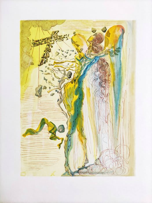 Salvador Dali - The Paradise, Canto 12 - L'Eclat des corps glorieux, 1960