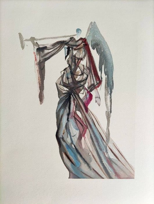 Salvador Dali - The Paradise, Canto 10 - The Angel of the Sun, 1960