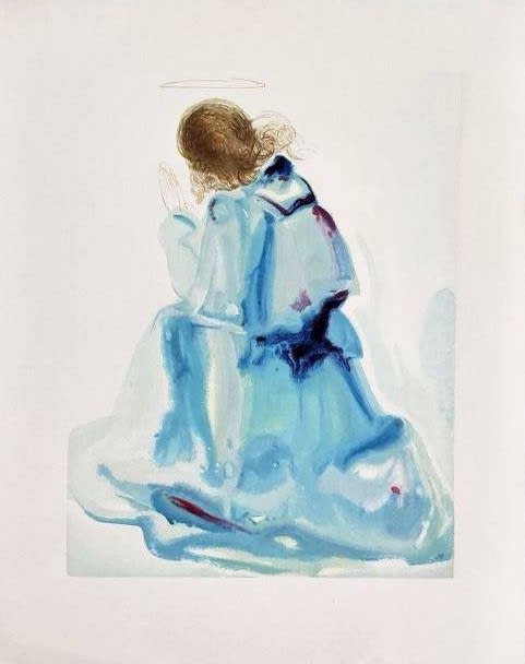 Salvador Dali - The Paradise, Canto 2 - The Angel, 1960