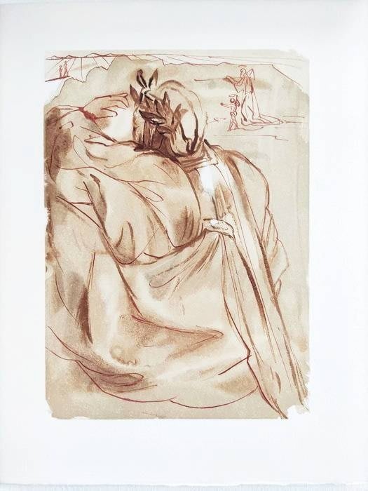 Salvador Dali - The Purgatory, Canto 30 - Announcement of Great Event, 1960