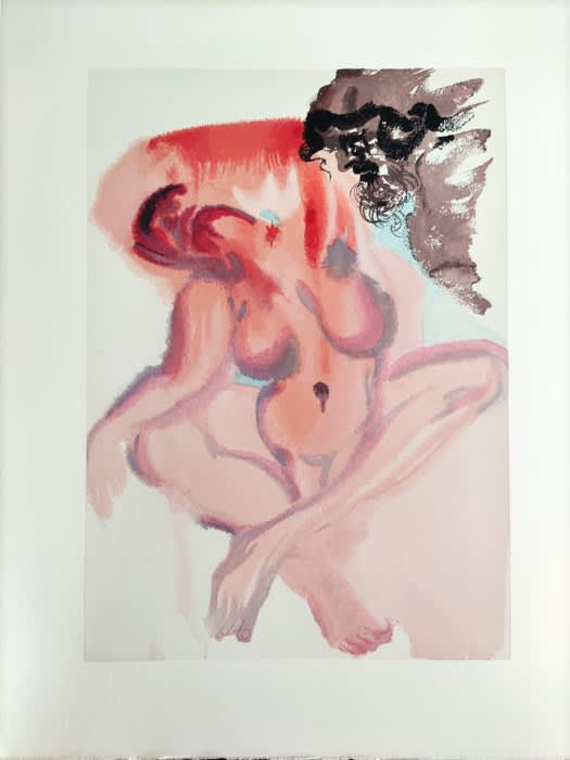 Salvador Dali - The Purgatory, Canto 3 - The Indolent Ones, 1960