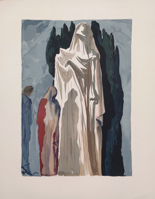 Salvador Dali - The Inferno, Canto 10 - The Heretics, 1960