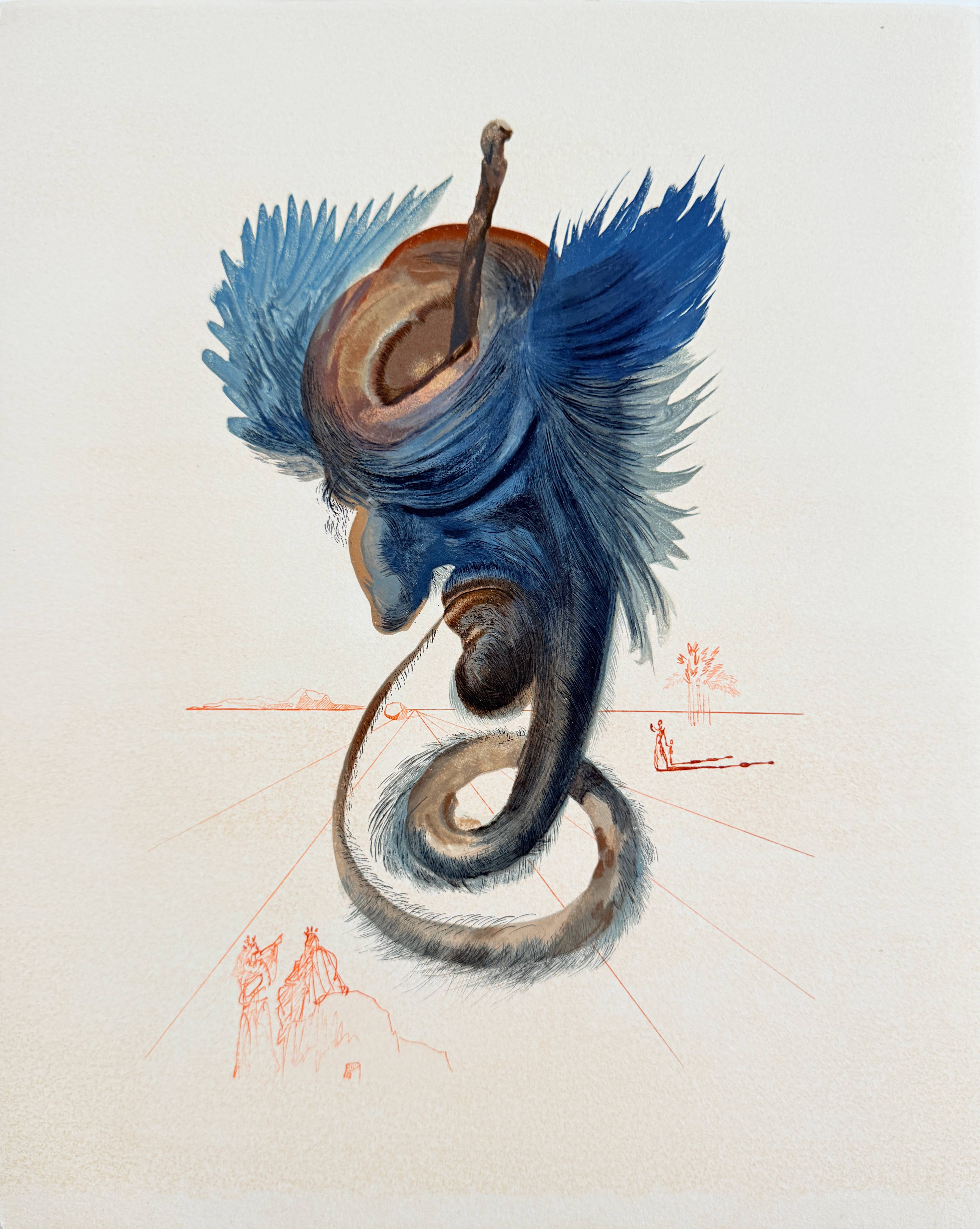 Salvador Dali - The Inferno, Canto 20 - Devins et sorciers, 1960