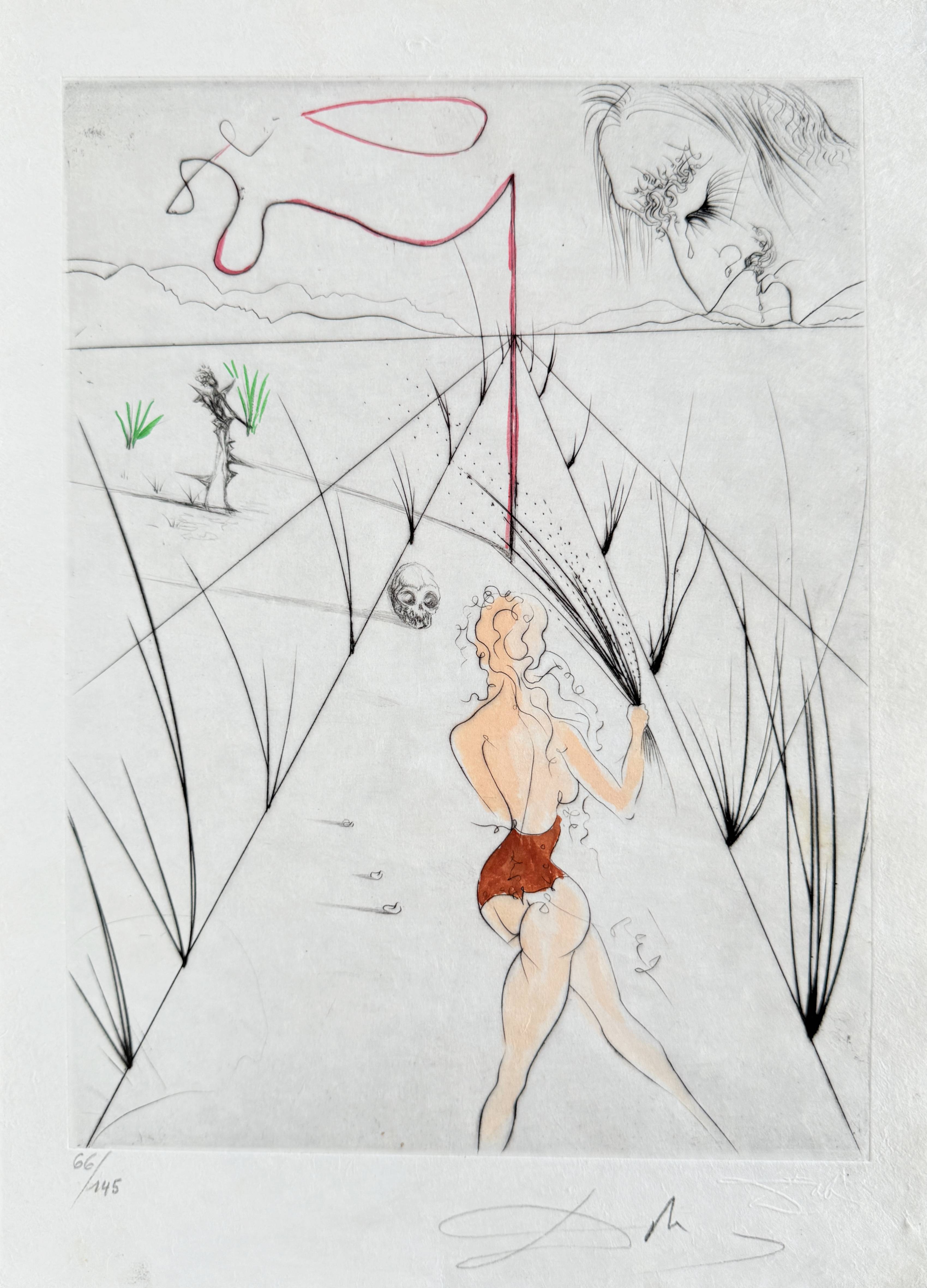 Salvador Dali - La Femme au fouet, 1969