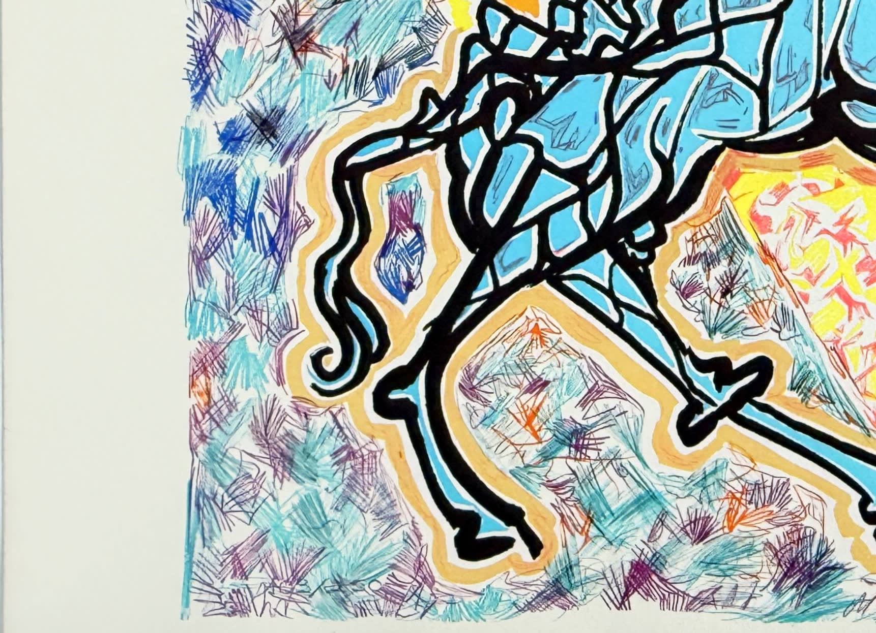 Salvador Dali - Burning Giraffe, 1973 - Image 4