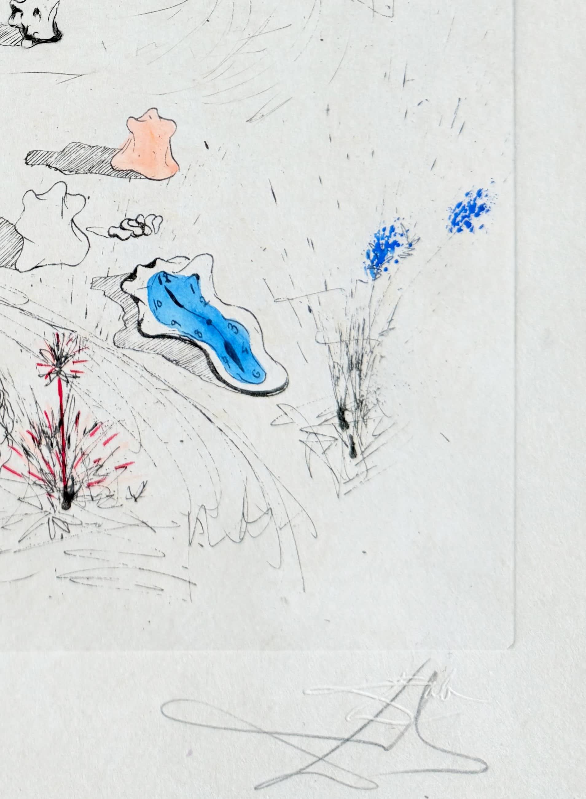 Salvador Dali - La Plage de Sète, 1967 - Image 5