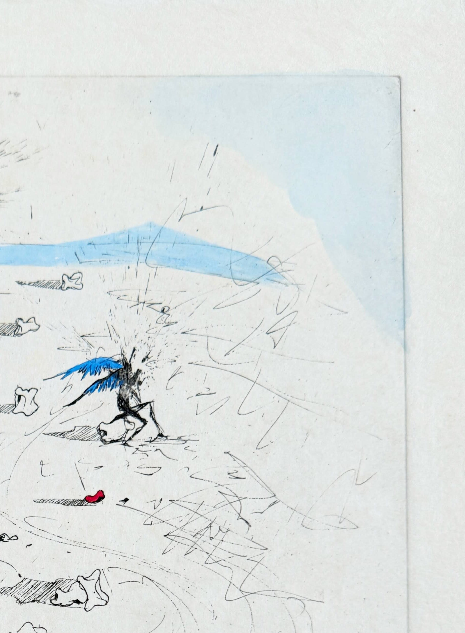 Salvador Dali - La Plage de Sète, 1967 - Image 3