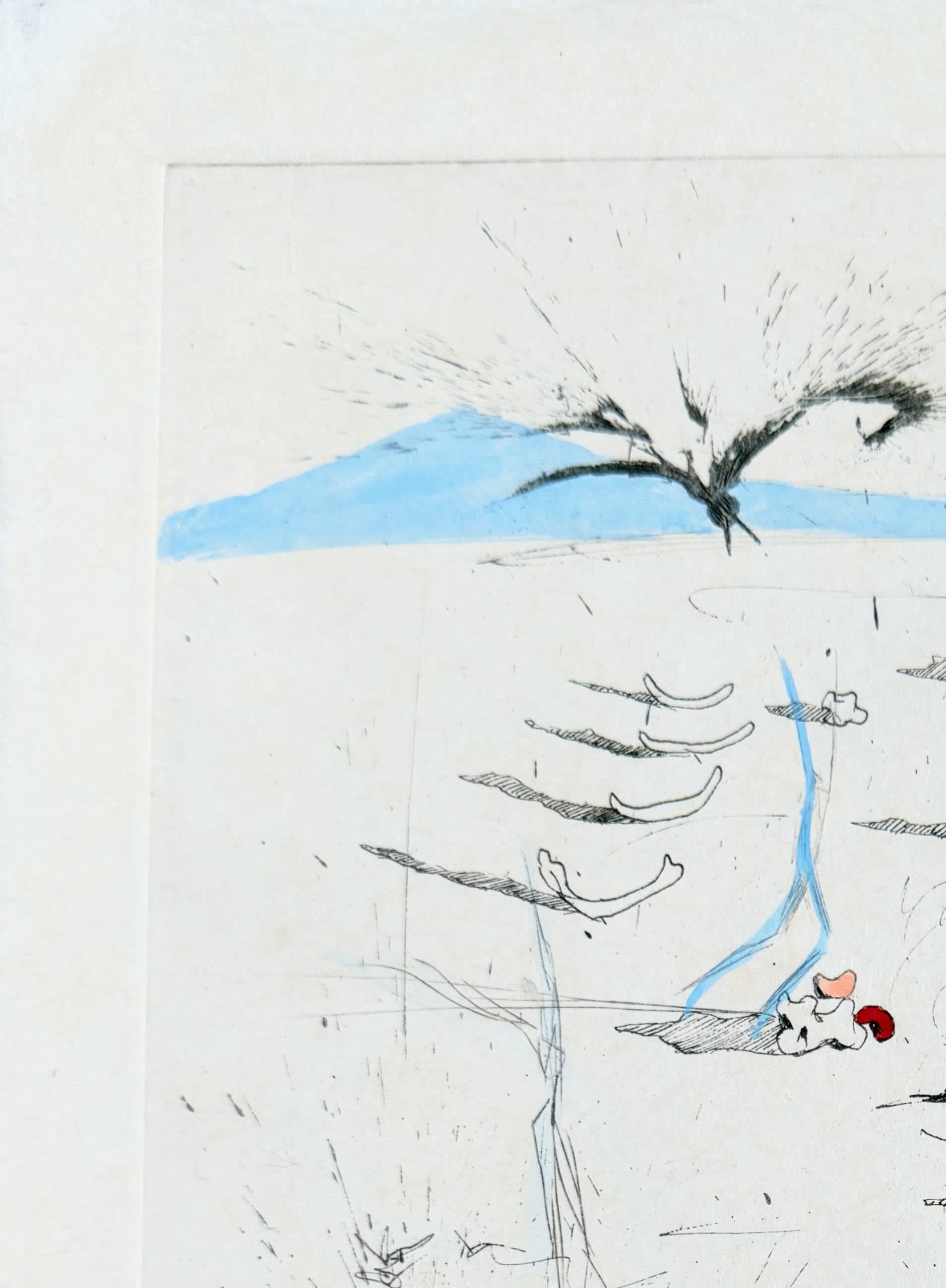 Salvador Dali - La Plage de Sète, 1967 - Image 2