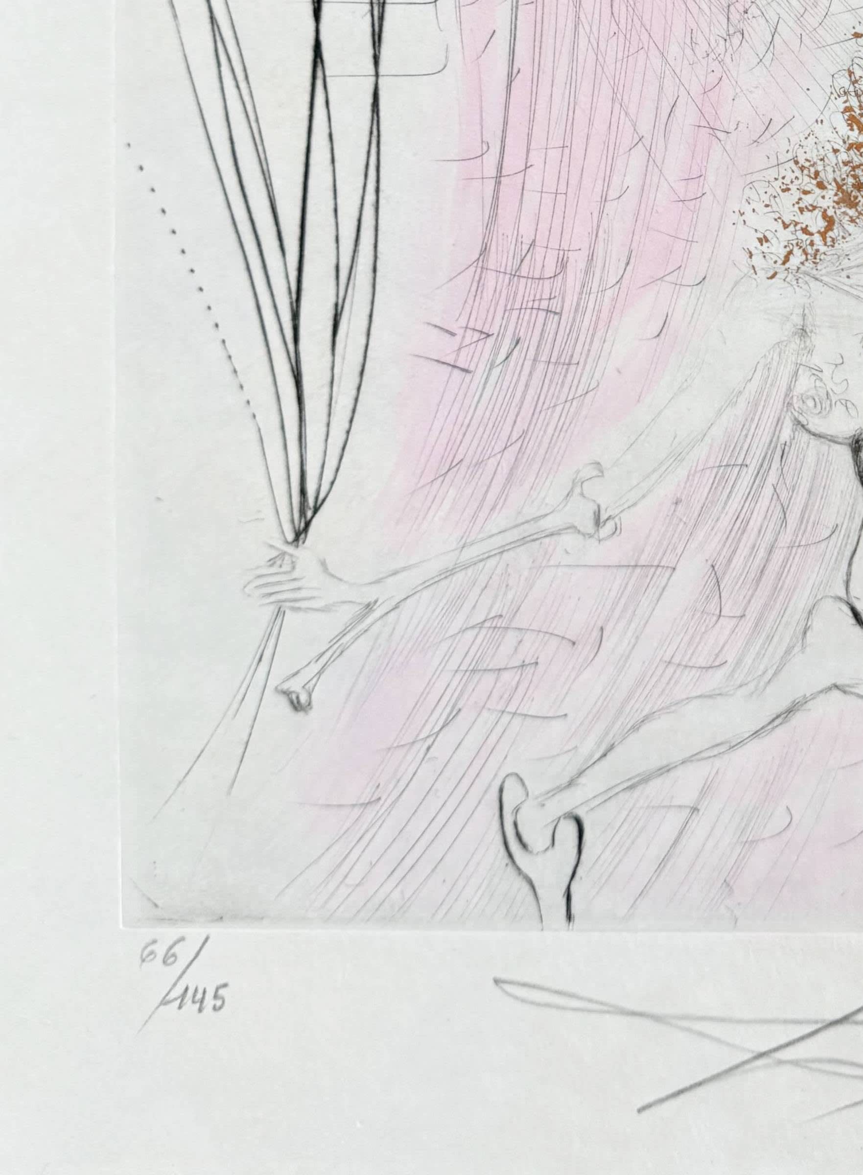 Salvador Dali - Femme tenant le voile, 1969 - Image 4