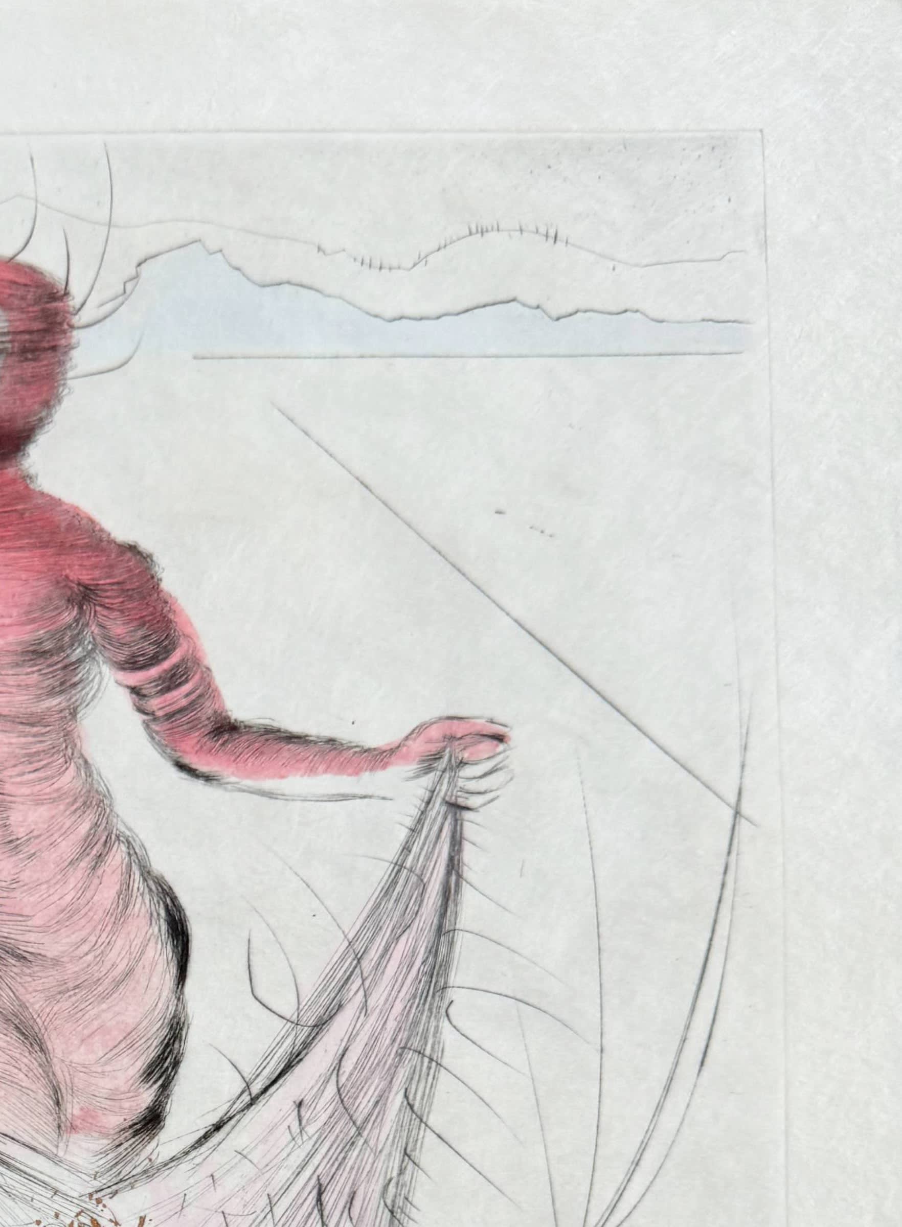 Salvador Dali - Femme tenant le voile, 1969 - Image 3