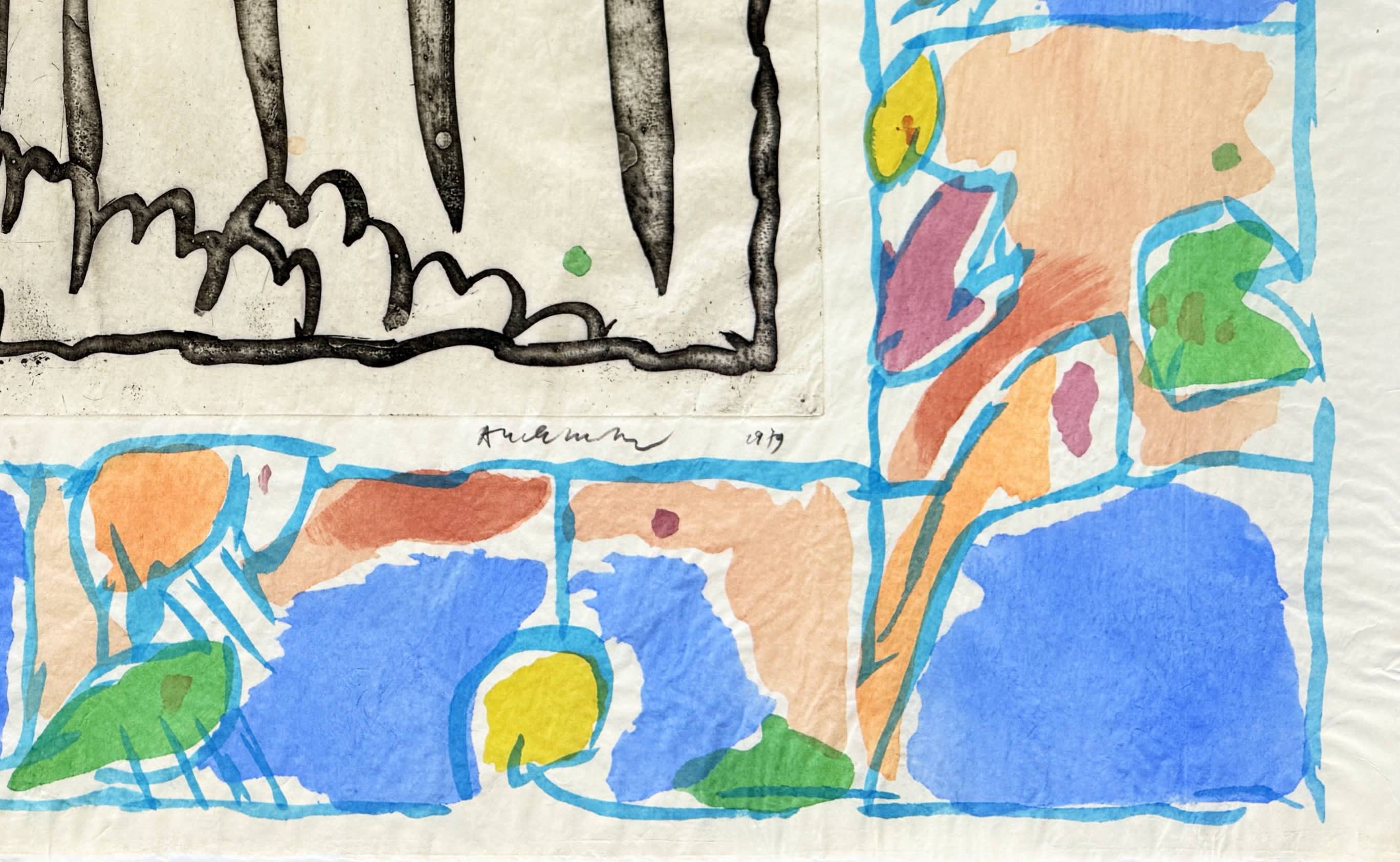 Pierre Alechinsky - Autour de chute, 1979 - Image 5