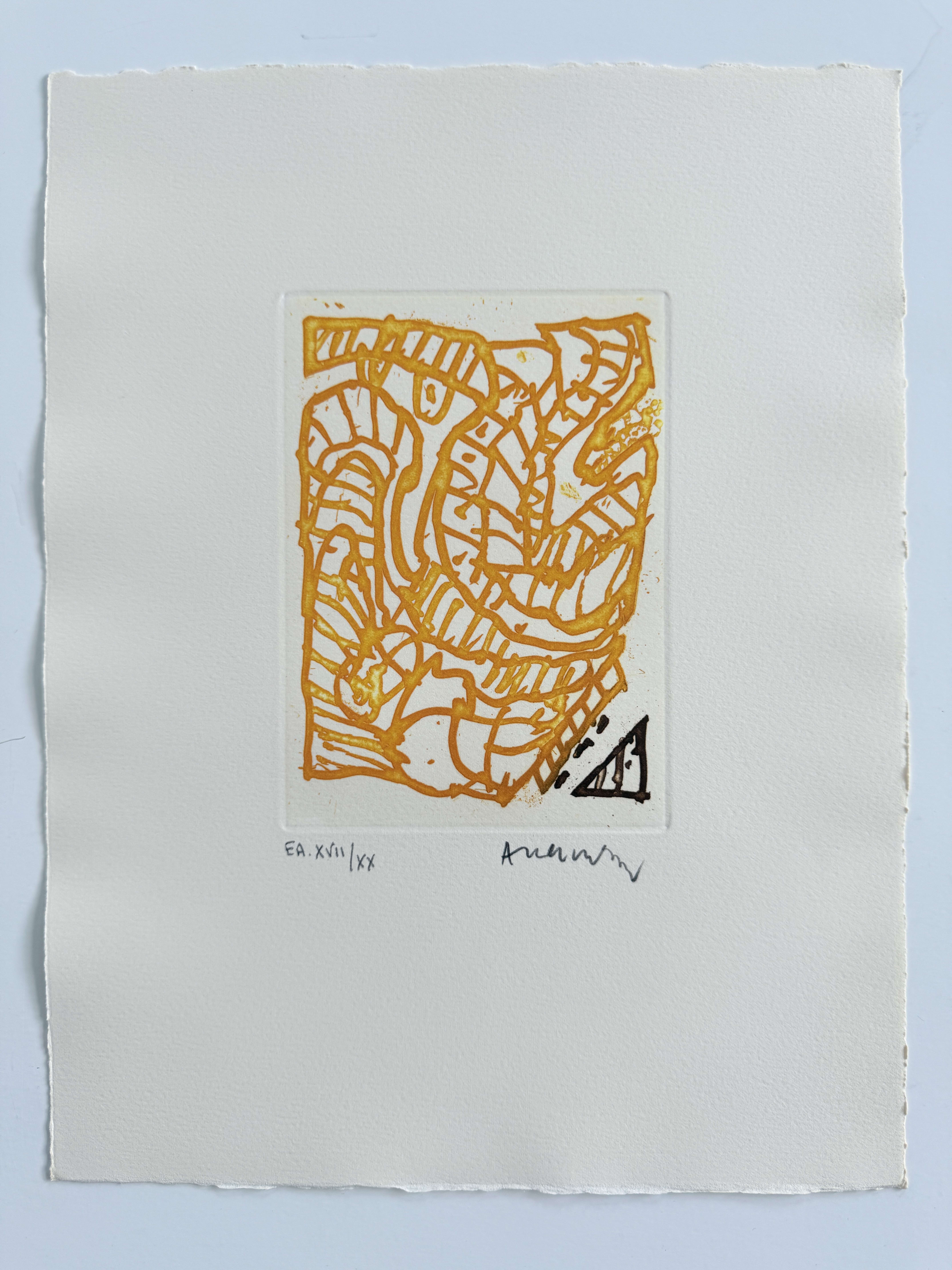 Pierre Alechinsky - Maint corps des chambres, 1980 - Image 5