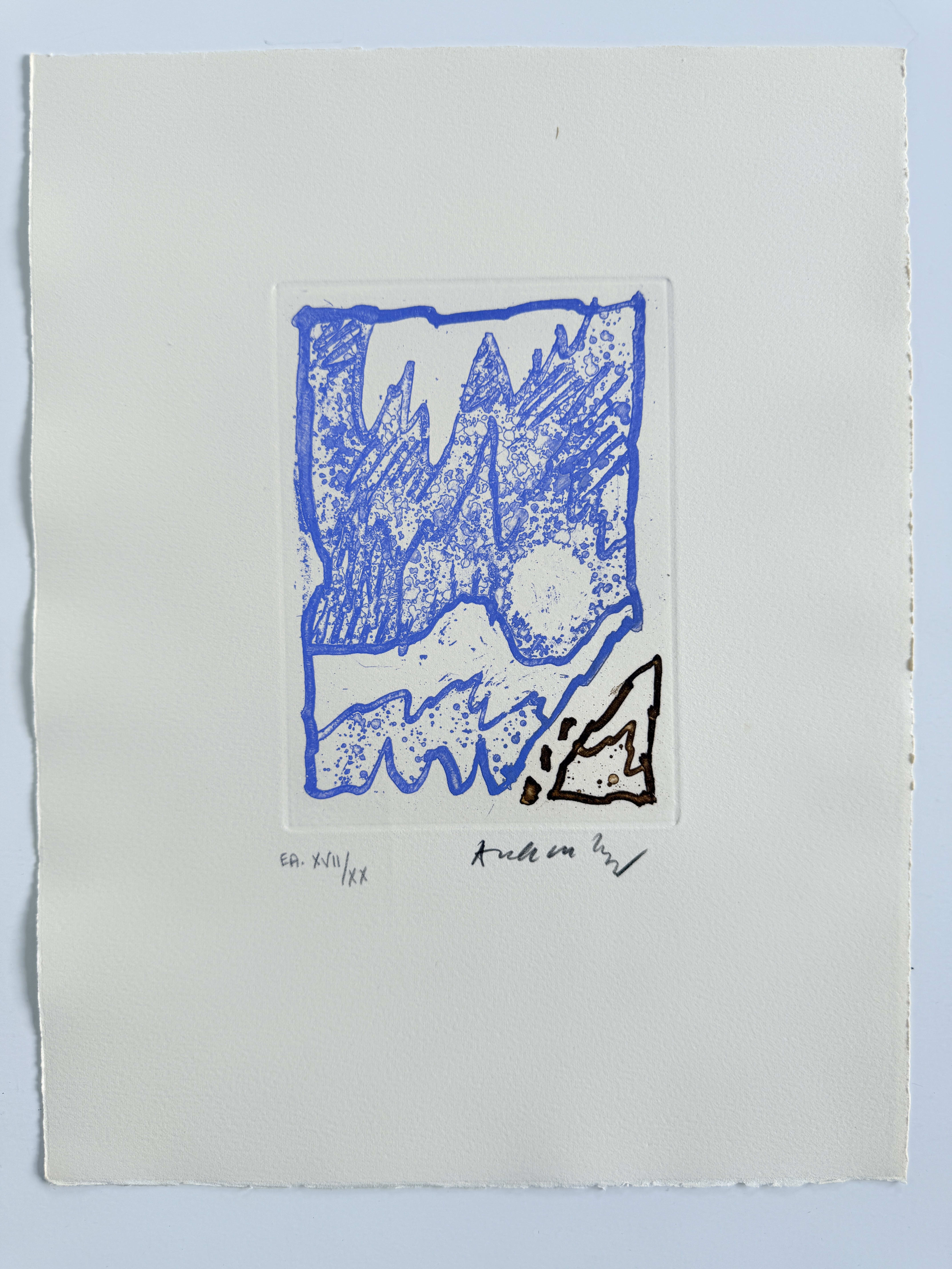 Pierre Alechinsky - Maint corps des chambres, 1980 - Image 2