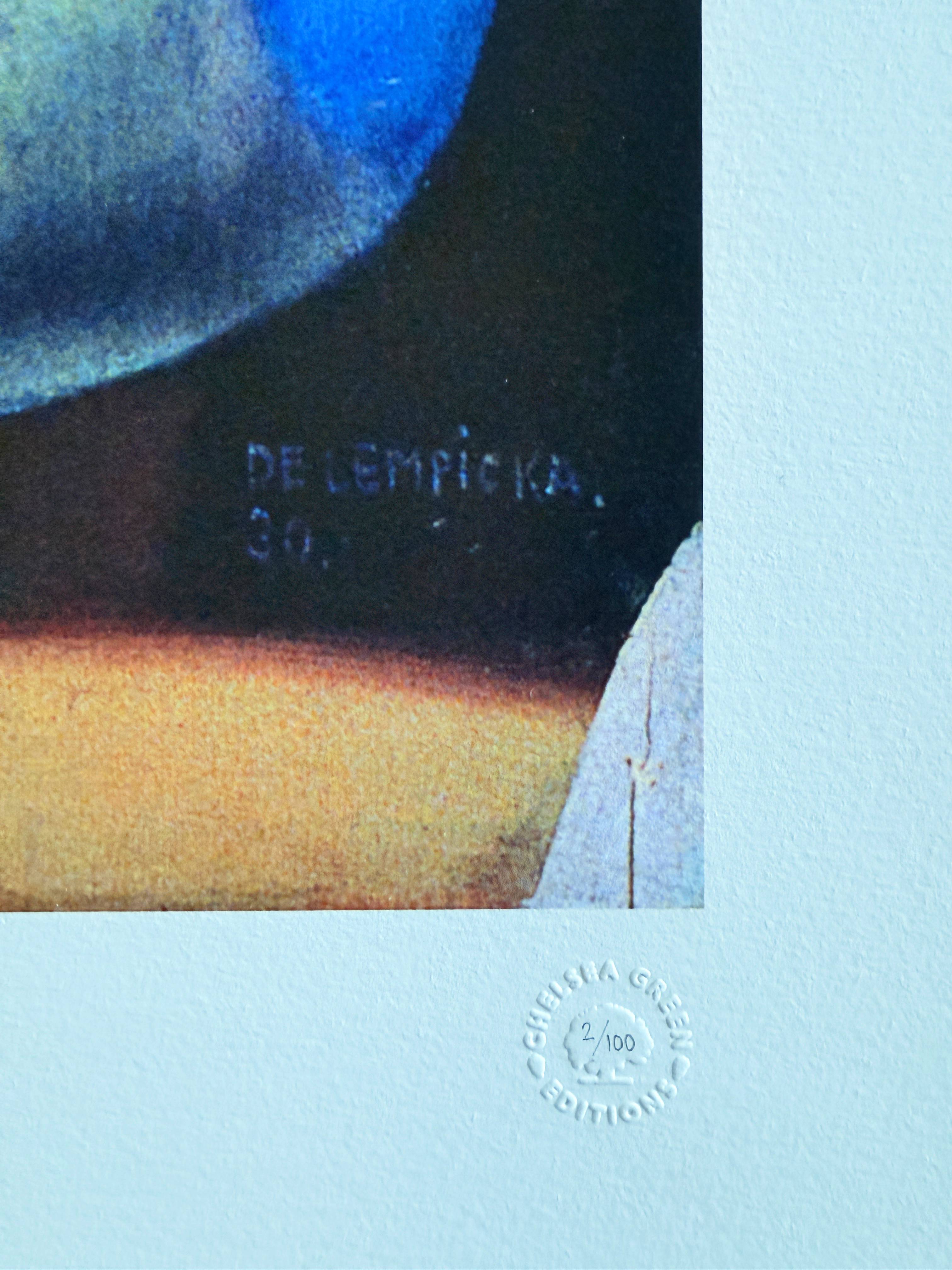 Tamara de Lempicka - The Blue Scarf, 1930, 2023 - Image 5