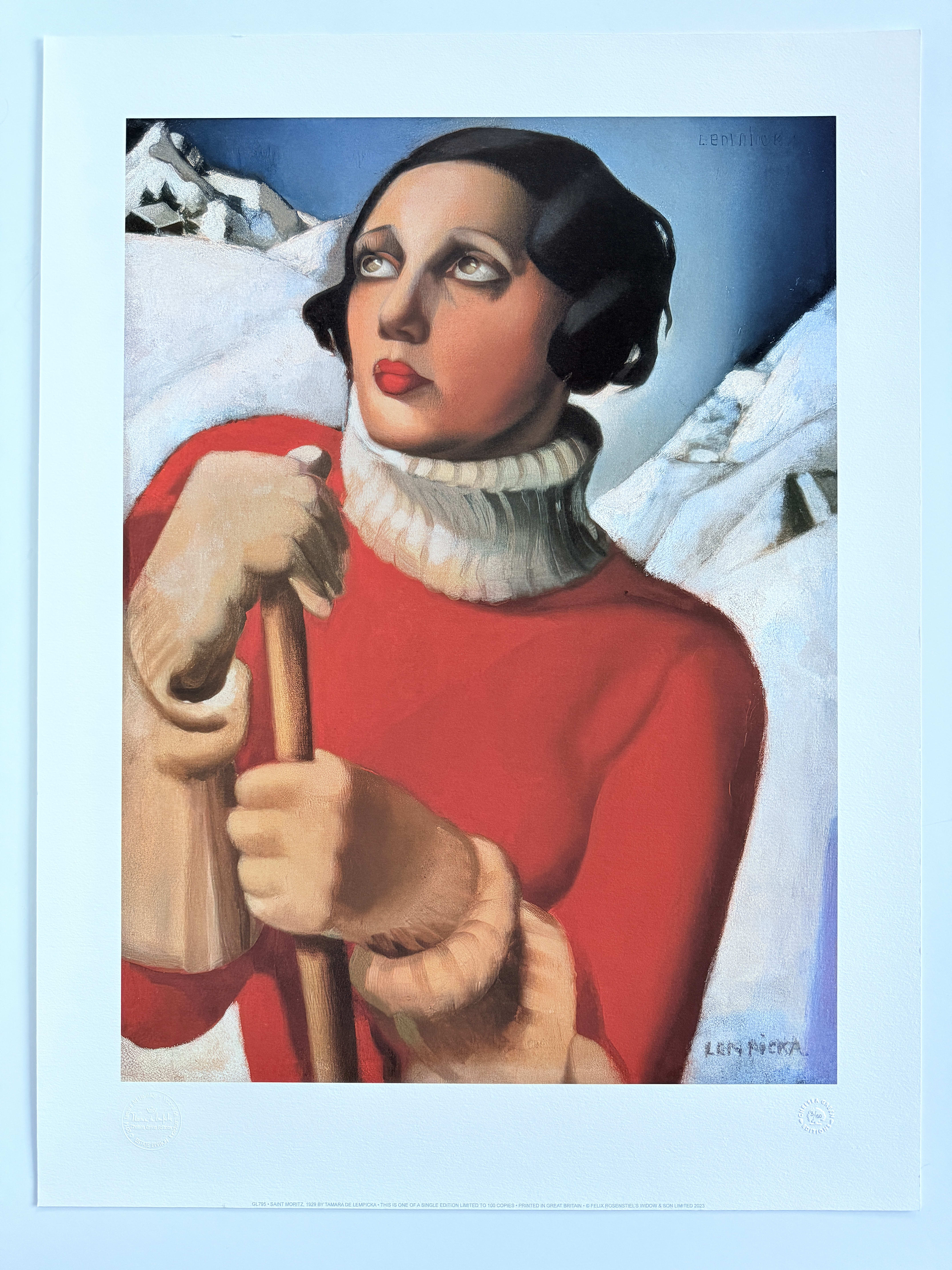Tamara de Lempicka - Saitn Moritz, 1929, 2023 - Image 4