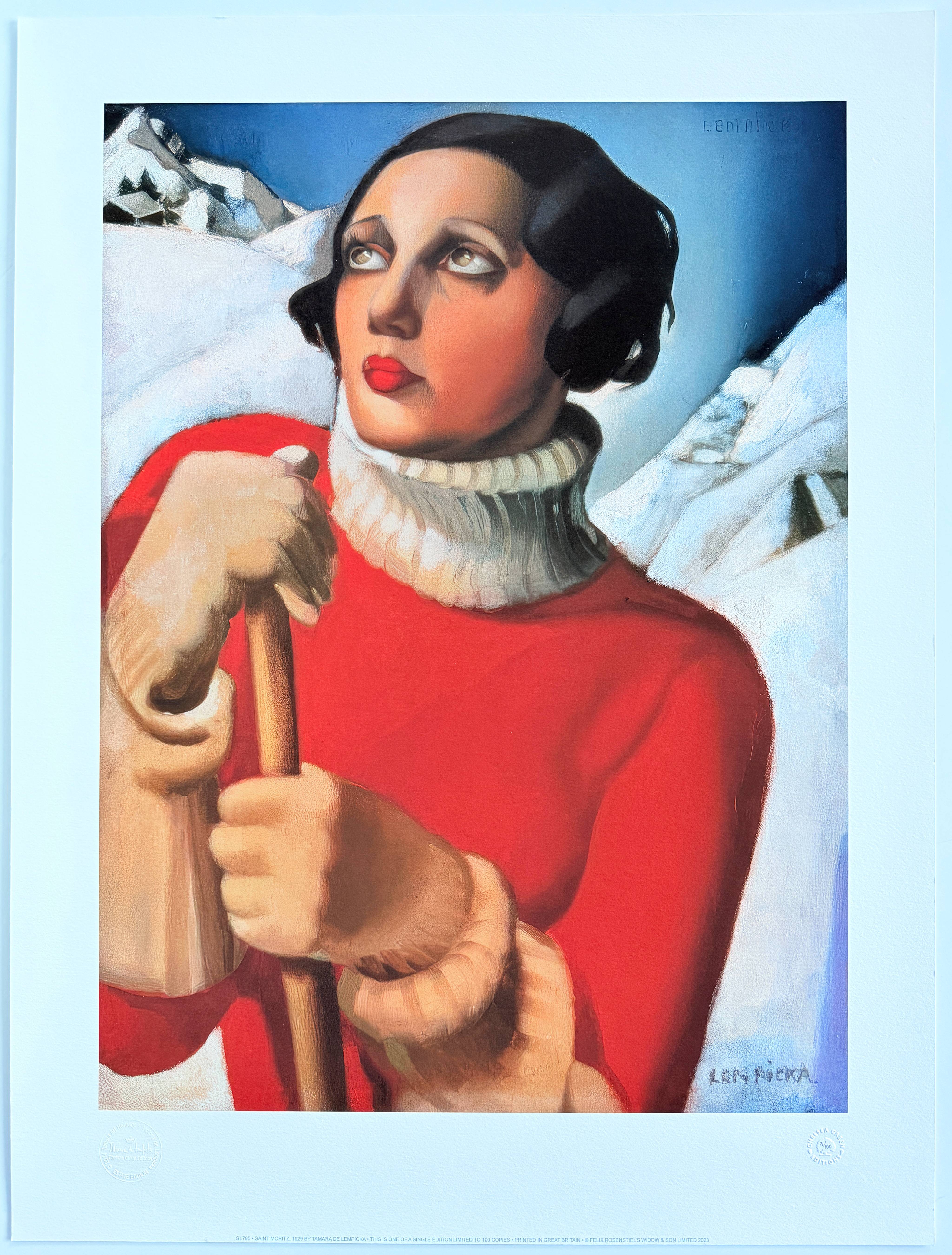 Tamara de Lempicka - Saitn Moritz, 1929, 2023 - Image 2