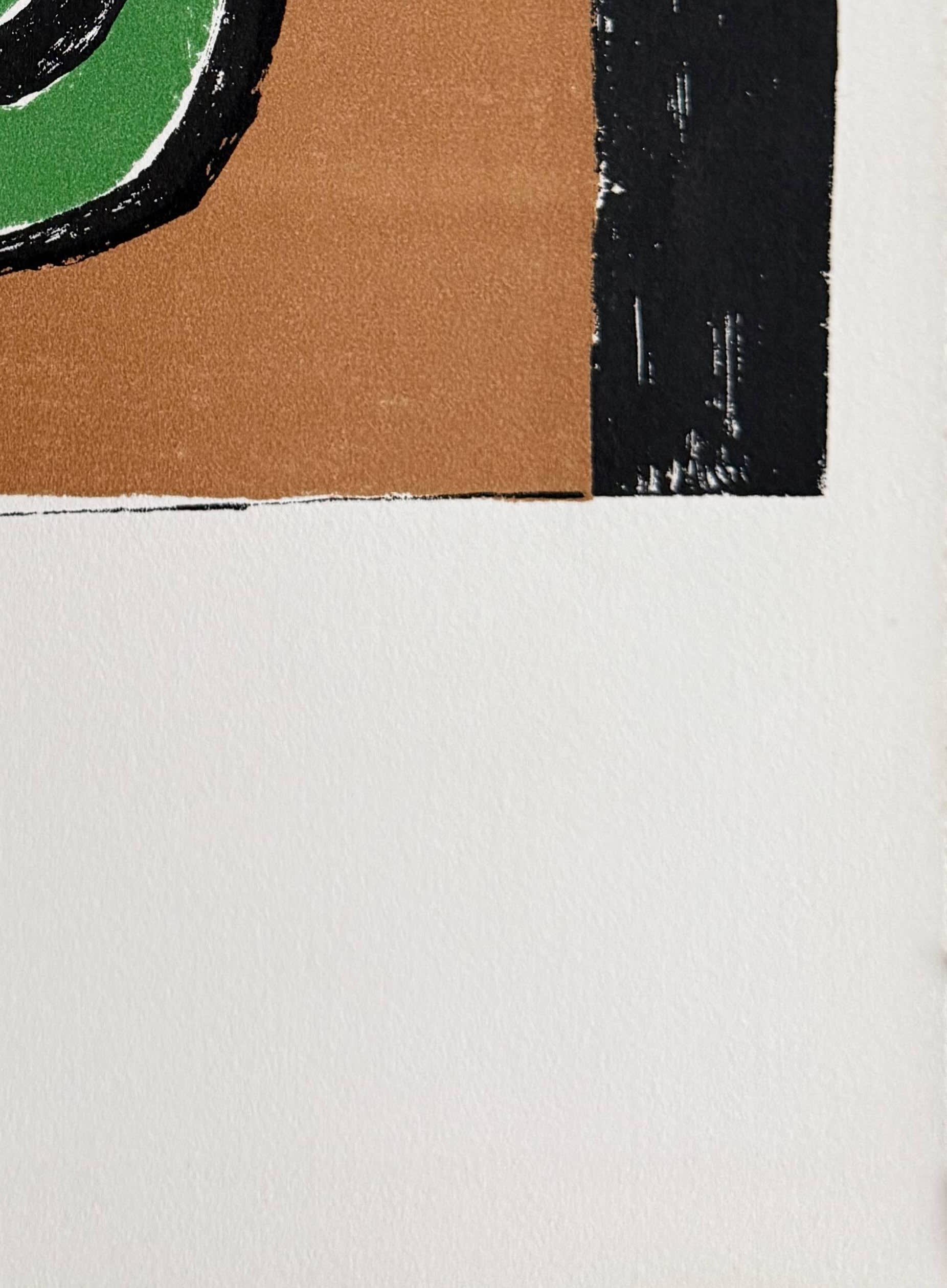 Pablo Picasso - Composition en Troi Couleurs, 1957 - Image 5