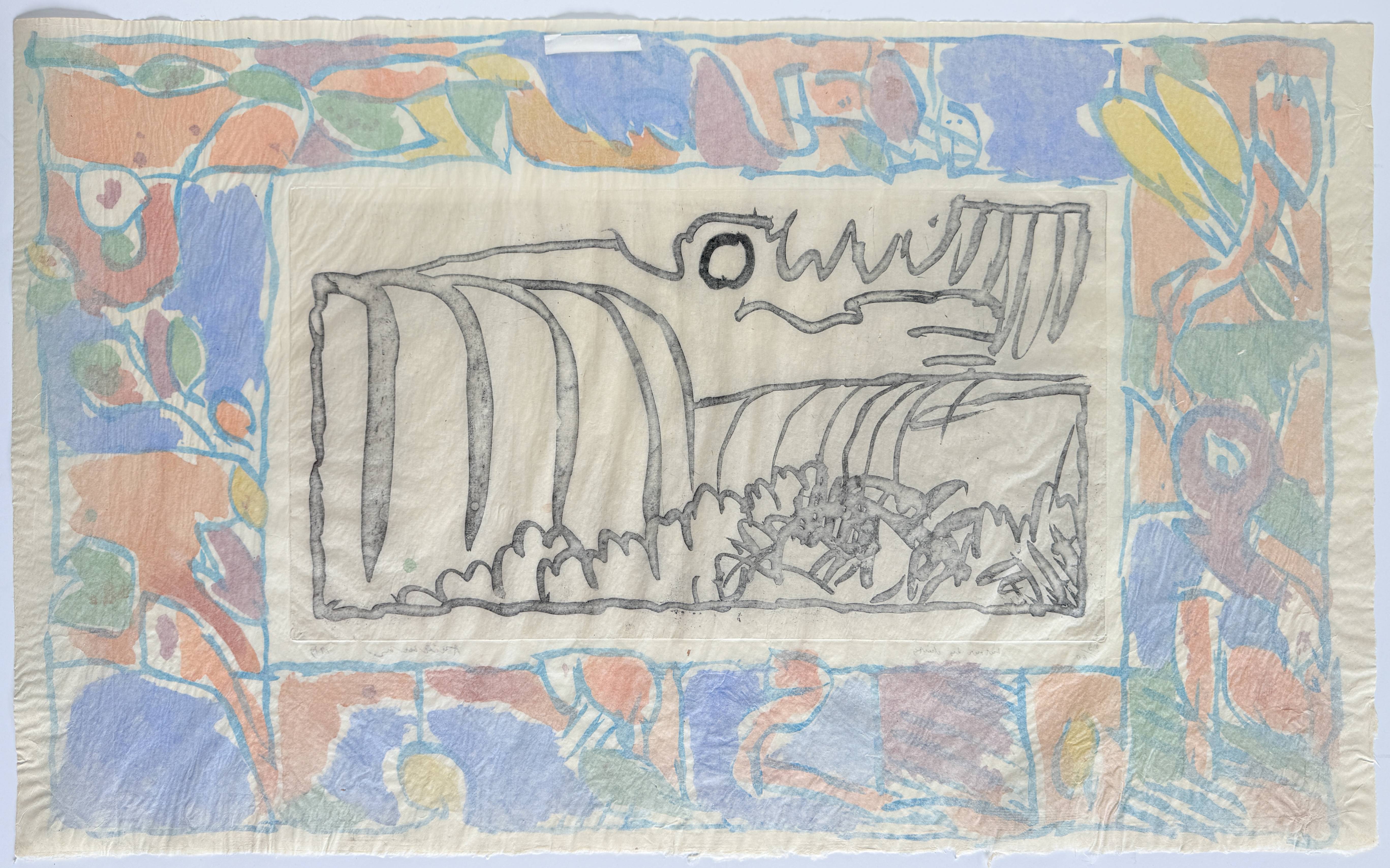 Pierre Alechinsky - Autour de chute, 1979 - Image 6