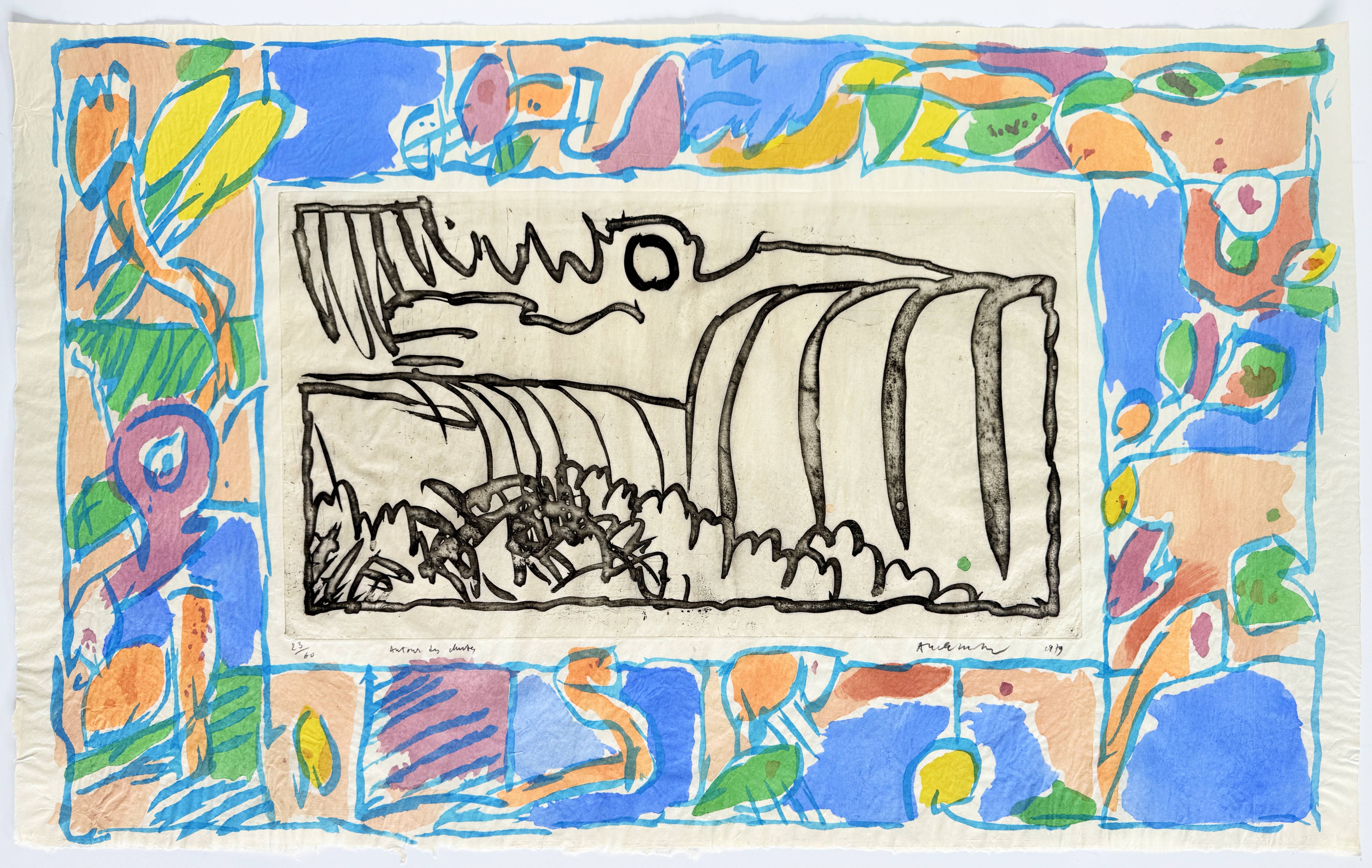 Pierre Alechinsky - Autour de chute, 1979 - Image 7