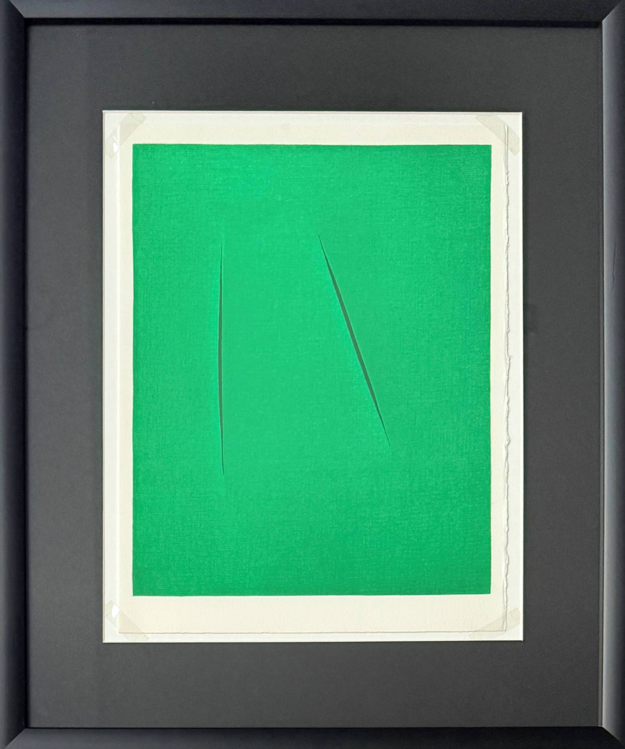 Lucio Fontana - Concetto Spaziale, 1975