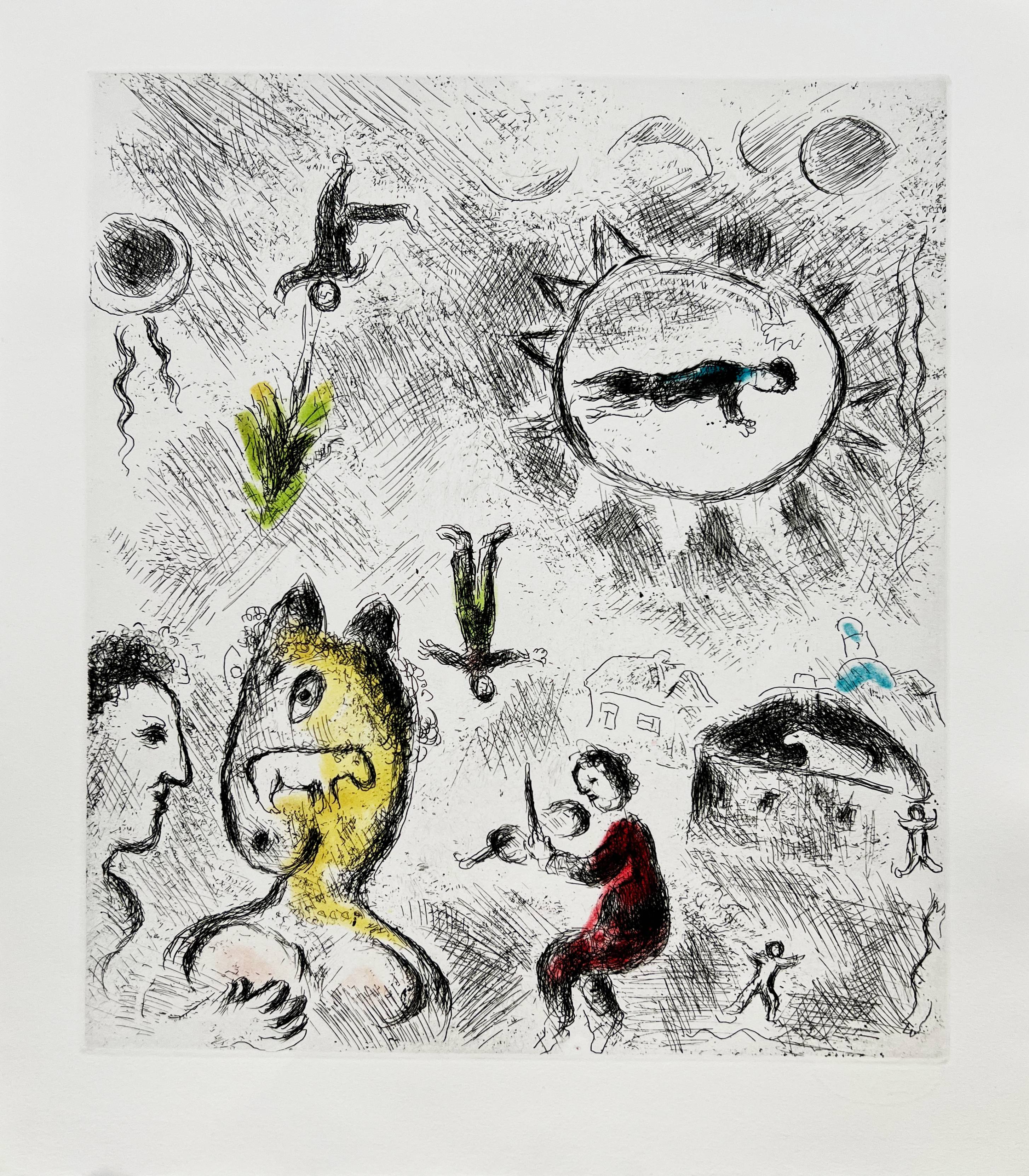 Marc Chagall - Celui qui dit les choses sans rien dire, Planche XXV, 1976