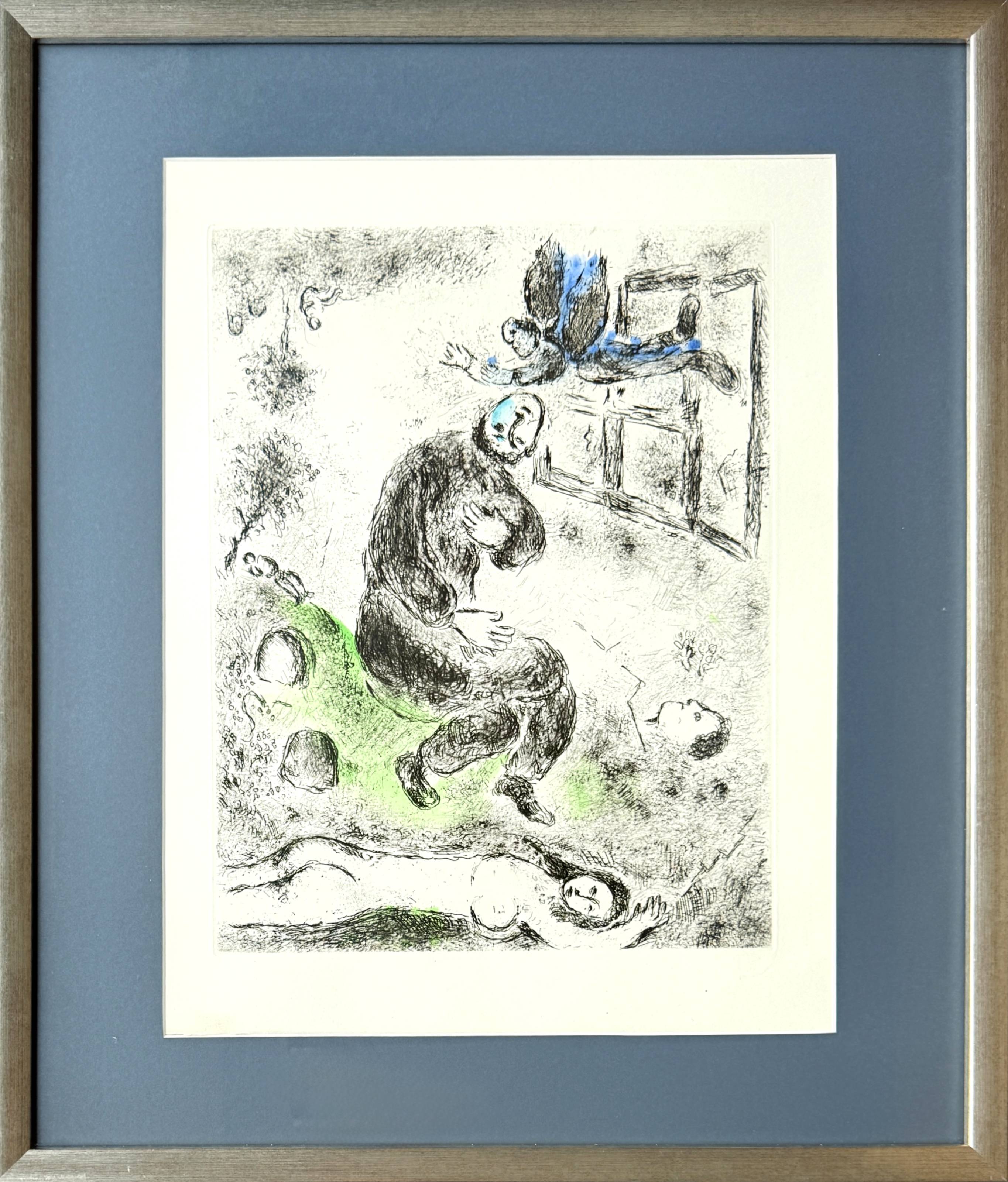 Marc Chagall - Celui qui dit les choses sans rien dire, Planche XII, 1976