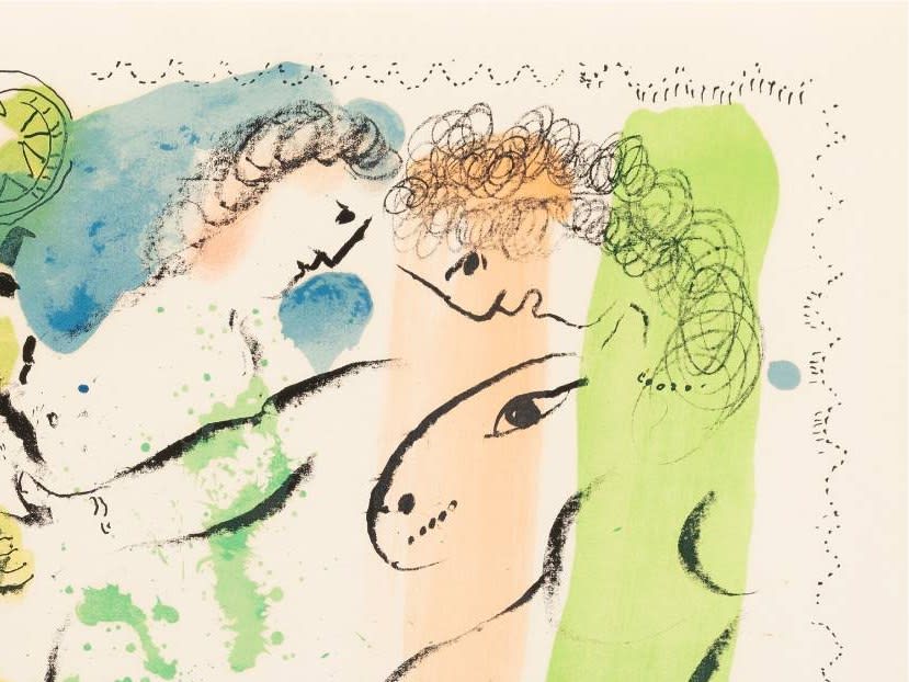 Marc Chagall - Lumiere du cirque (The Light of the Circus), 1969 - Image 4