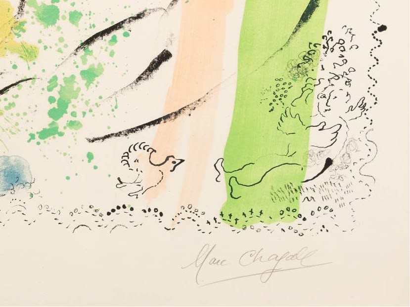 Marc Chagall - Lumiere du cirque (The Light of the Circus), 1969 - Image 2