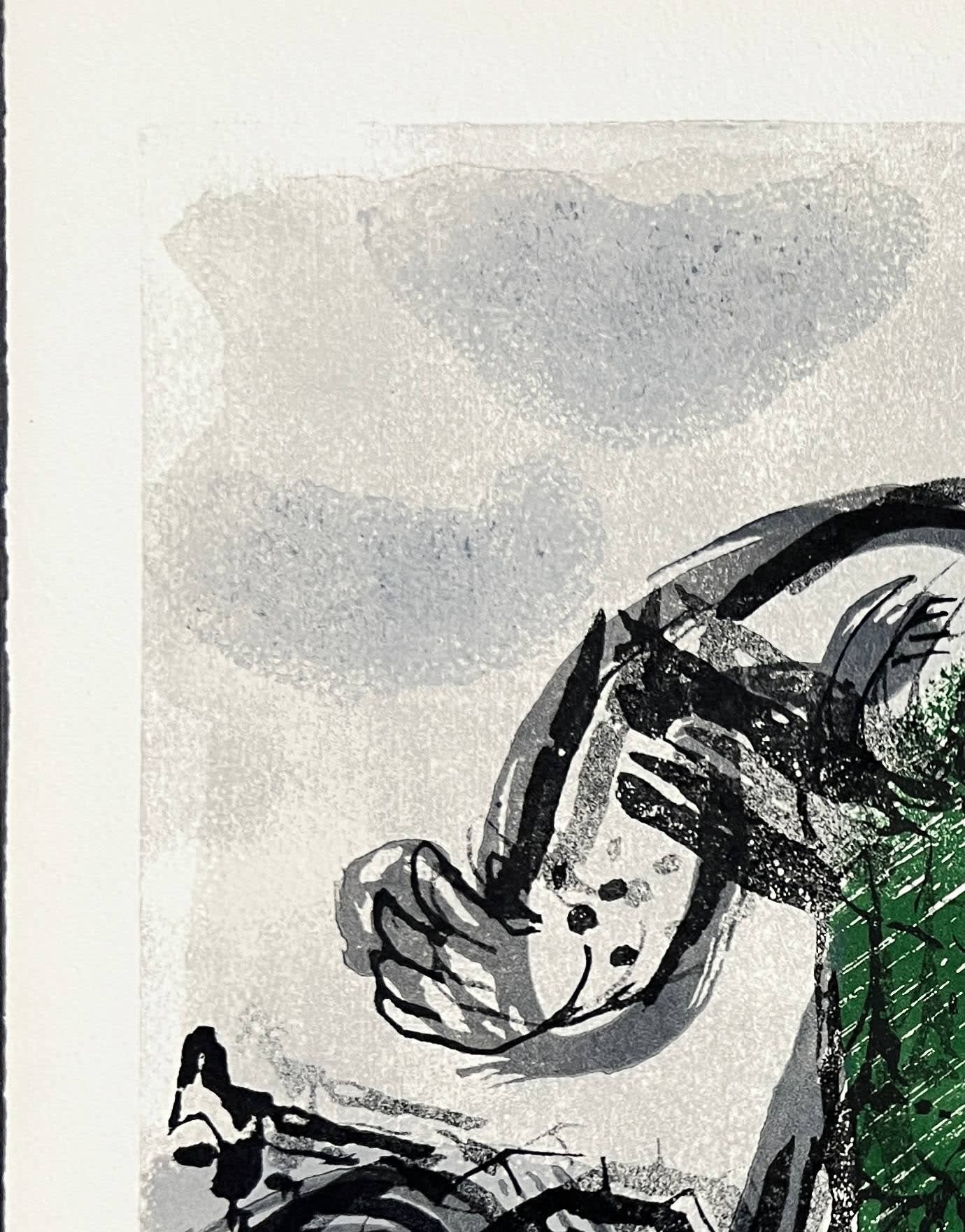 Marc Chagall - Poèmes, Planche XIII, 1968 - Image 3