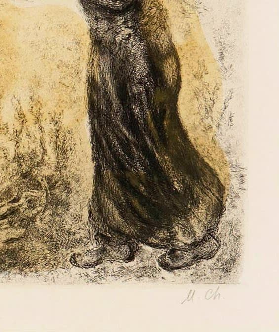 Marc Chagall - Elijah and the Widow of Sarepta, 1958 - Image 5