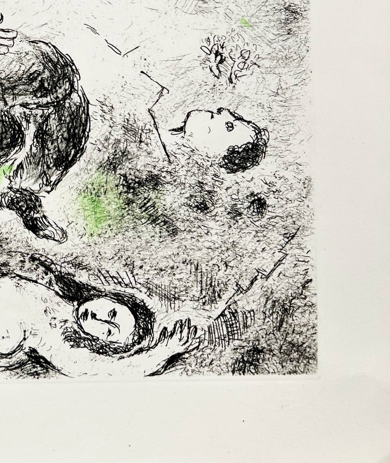 Marc Chagall - Celui qui dit les choses sans rien dire, Planche XII, 1976 - Image 6