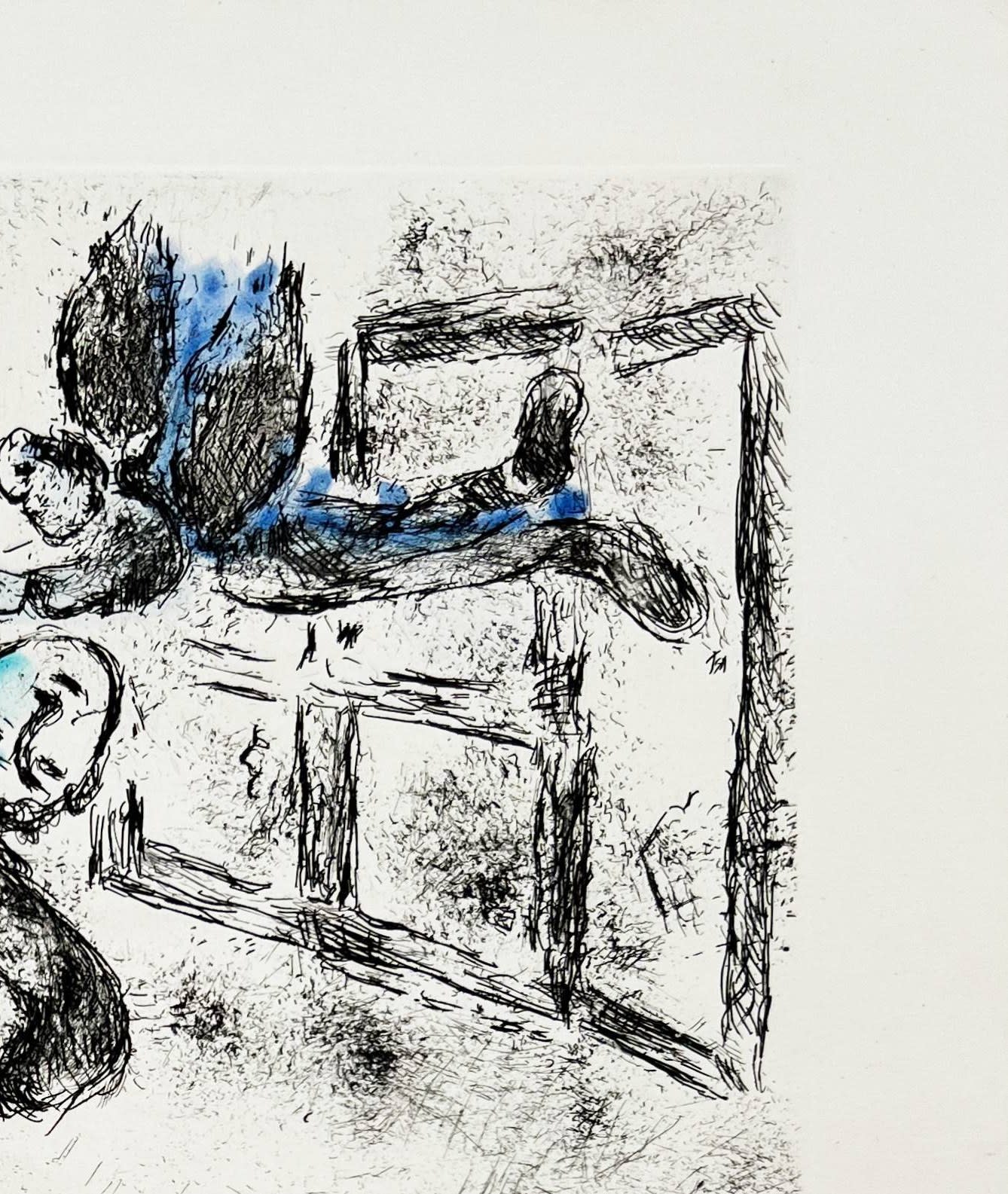 Marc Chagall - Celui qui dit les choses sans rien dire, Planche XII, 1976 - Image 4