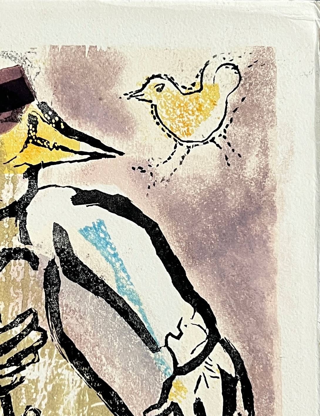 Marc Chagall - Poèmes, Planche XX, 1968 - Image 4