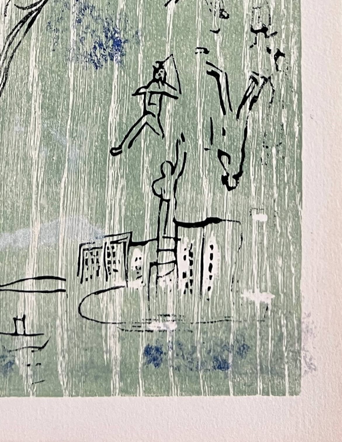 Marc Chagall - Poèmes, Planche IX (trial proof), 1968 - Image 6