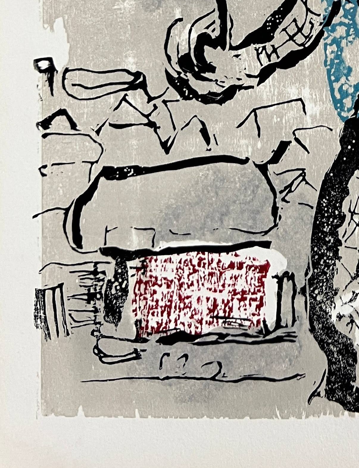 Marc Chagall - Poèmes, Planche IV, 1968 - Image 5