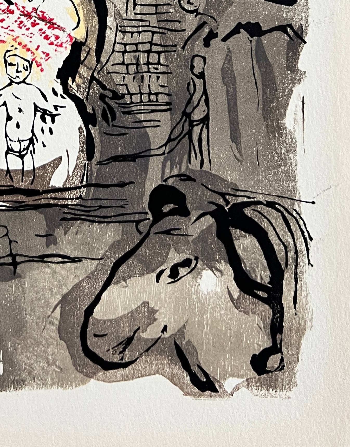 Marc Chagall - Poèmes, Planche VIII, 1968 - Image 6