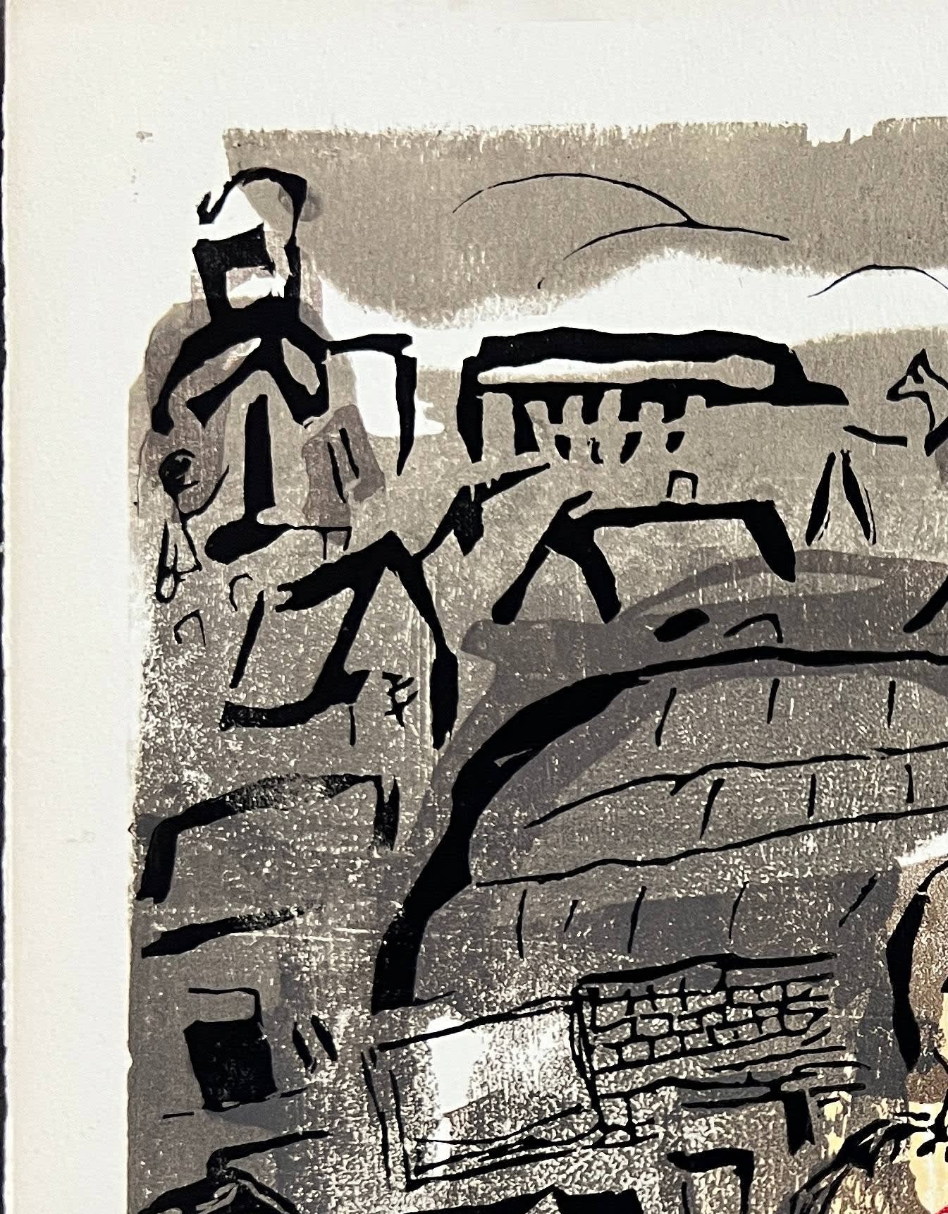 Marc Chagall - Poèmes, Planche VIII, 1968 - Image 3