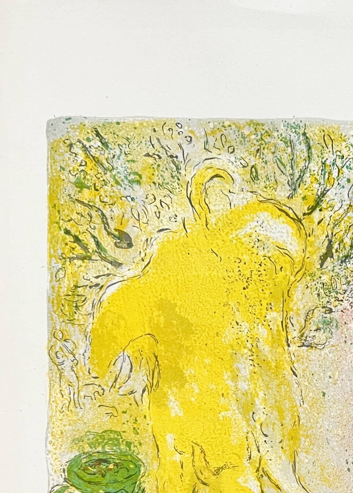 Marc Chagall - Daphnes and Chloé, Planche XXIII (trial proof), 1961 - Image 2