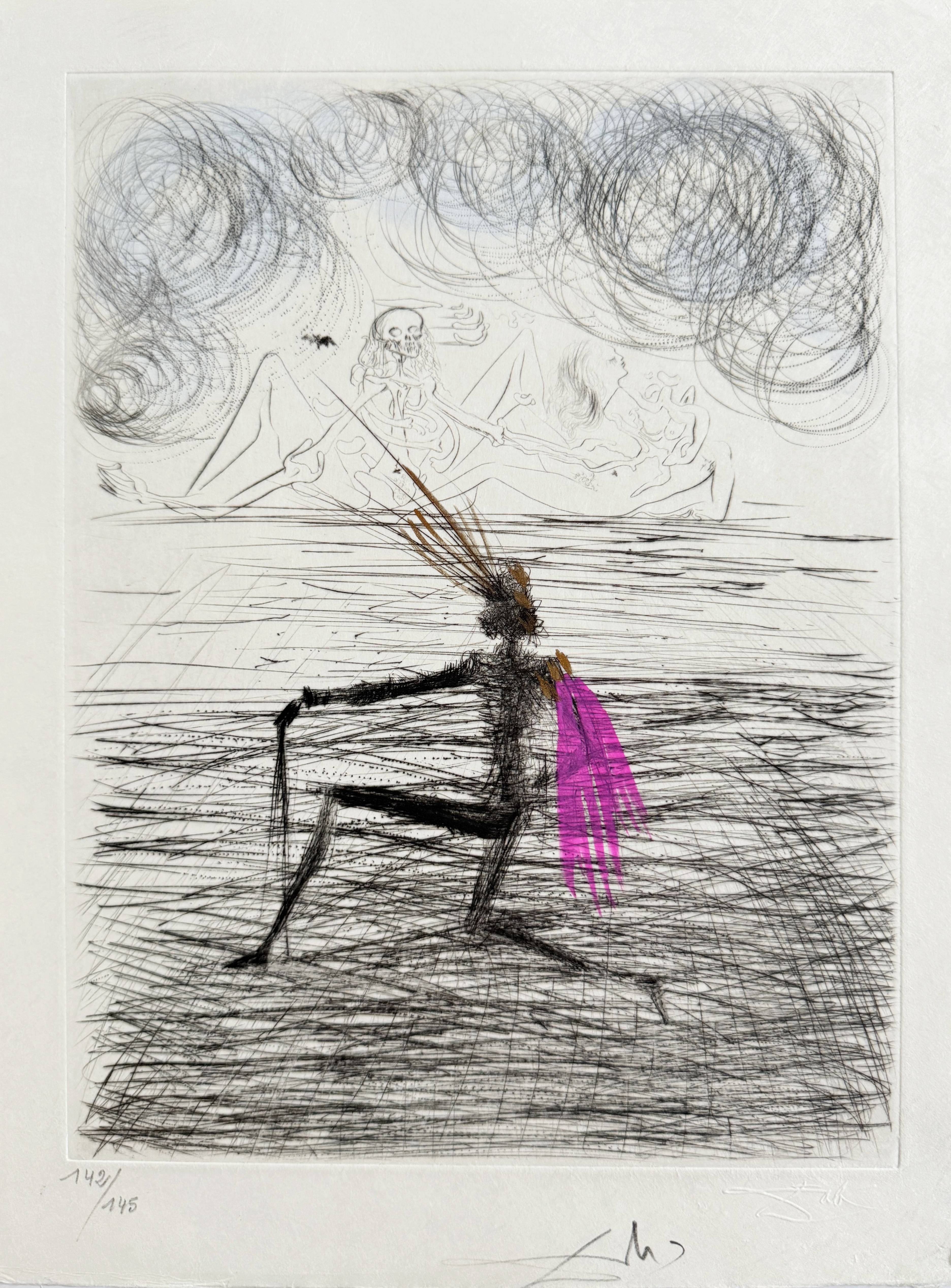 Salvador Dali - Chevalier à genou (Kneeling Knight), 1969