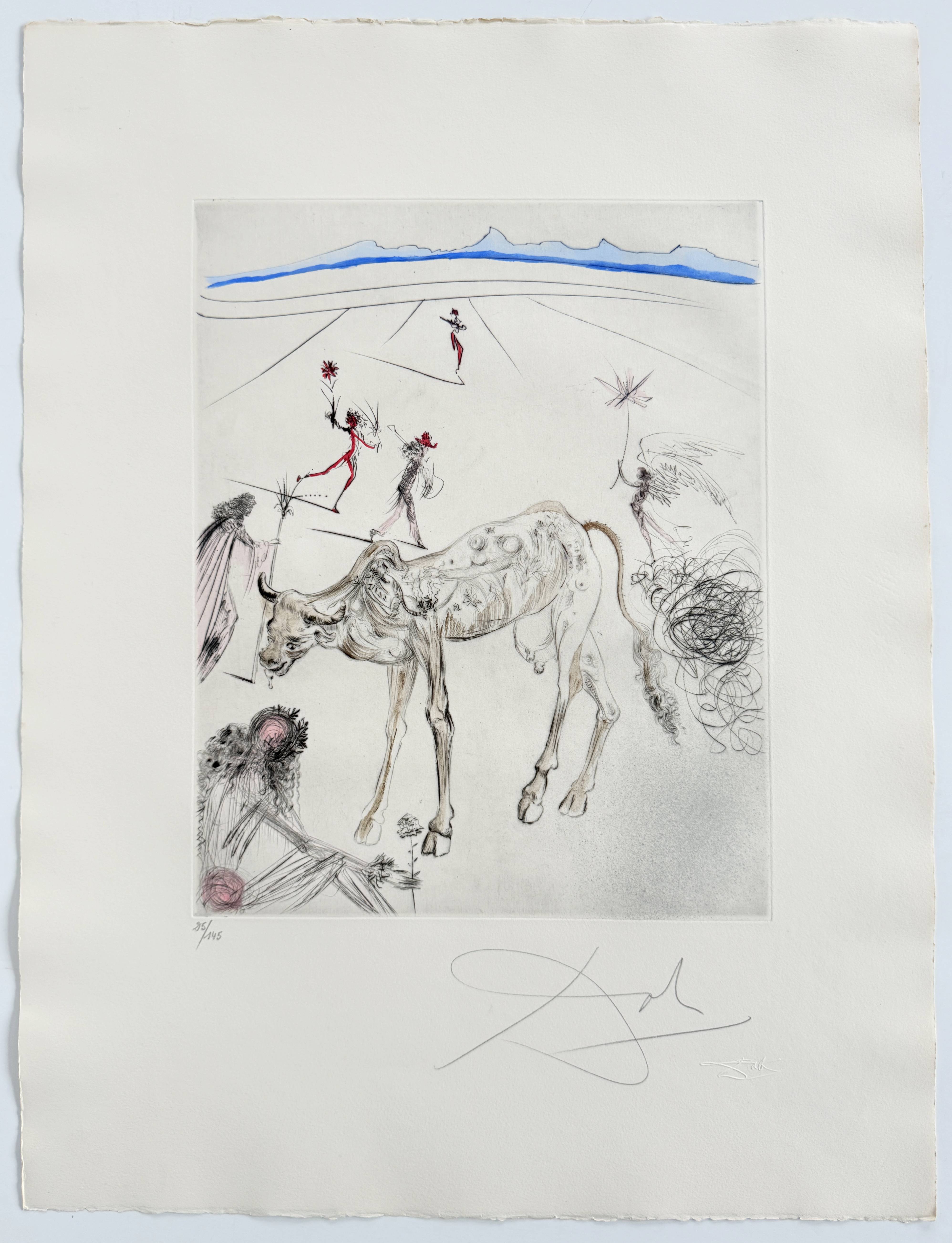 Salvador Dali - La Vache sacrée (The Sacred Cow), 1969 - Image 7