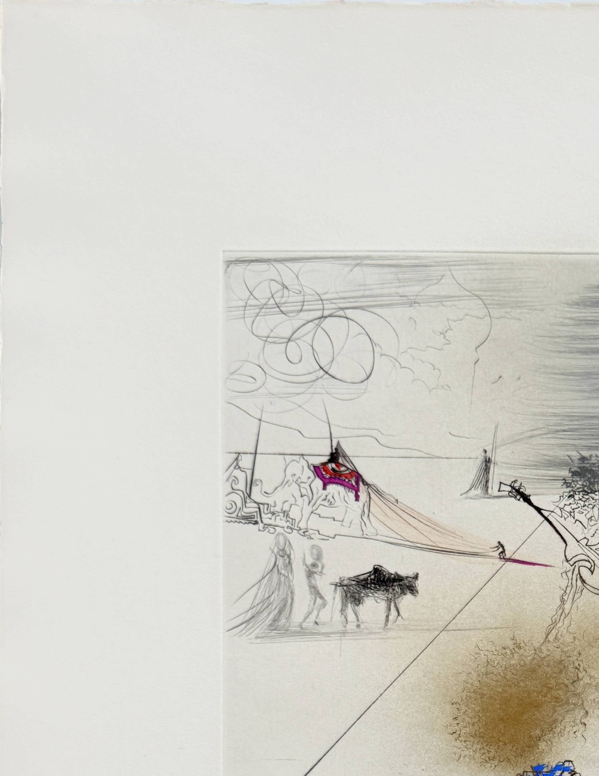 Salvador Dali - Le Vieil Hippy (The Old Hippy), 1969 - Image 3